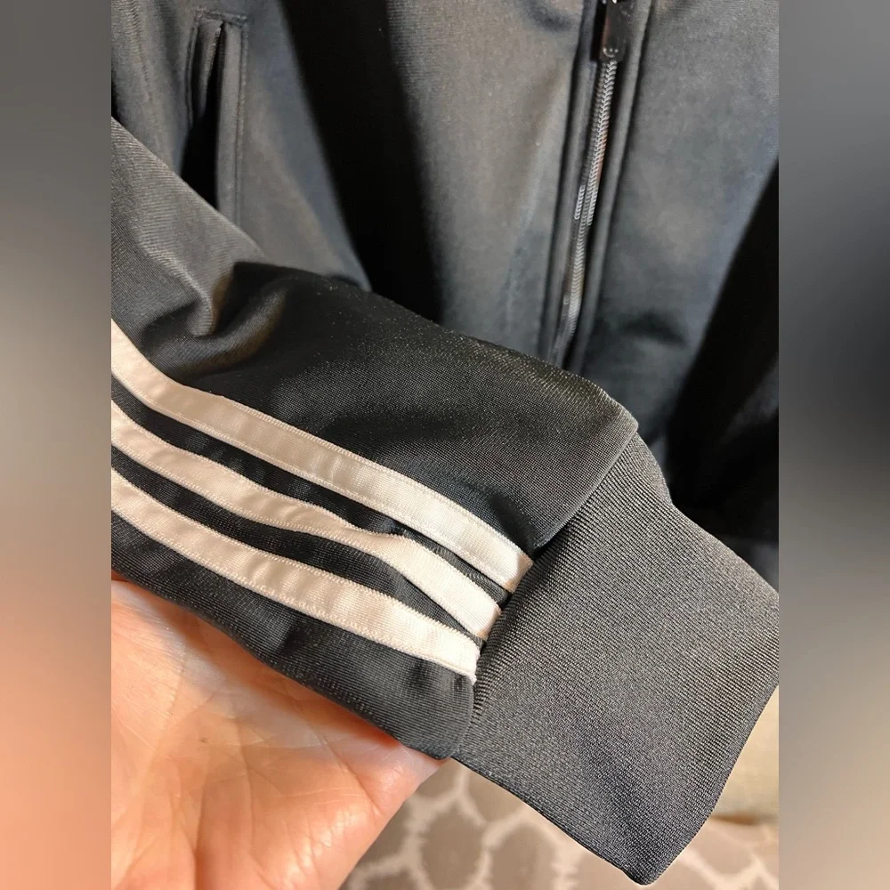 Adidas Men's Black White Track Jacket S
